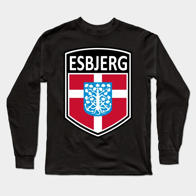 Nordic Cities - Esbjerg Long Sleeve T-Shirt by Taylor'd Designs